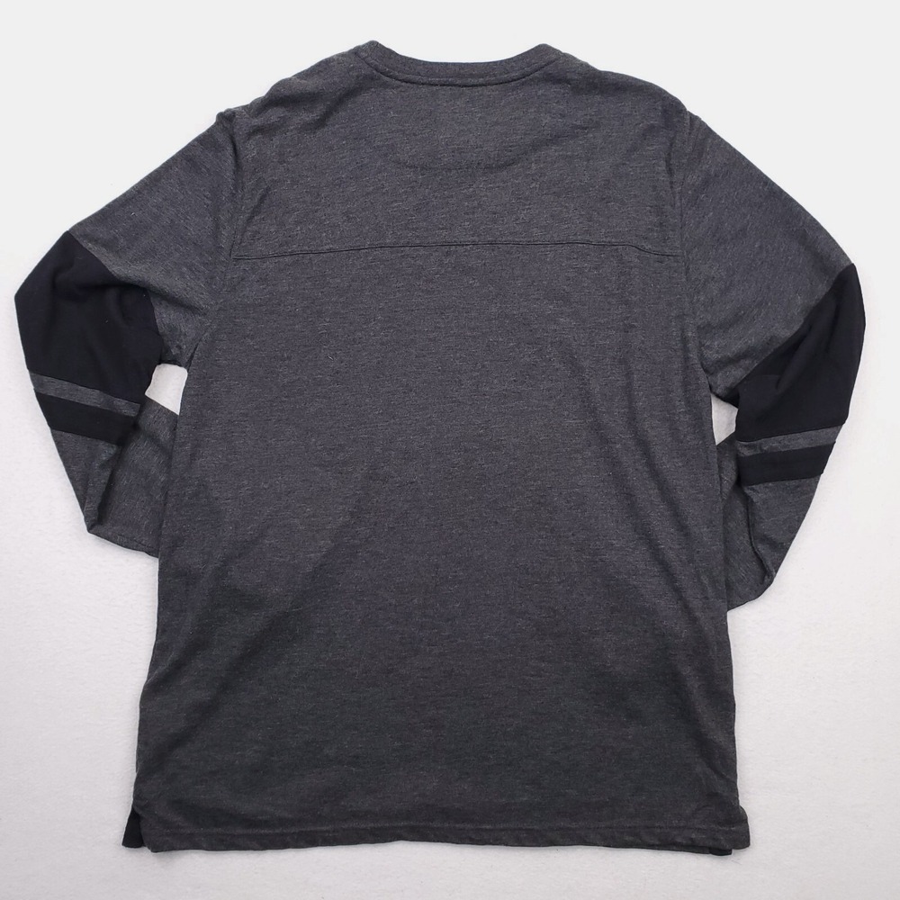 Carolina Panthers Shirt Mens XXL Gray Blue Long Sleeve Crew NFL Football - Picture 7 of 12